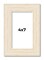 4x7 Wide Barnwood Picture Frame with UV-Resistant Acrylic & Acid Free Backing, Available in 6 Paint Finishes - Grey, Brown, White, and Black